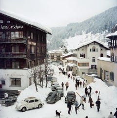 Slim Aarons „Klosters“ Moderne Fotografie der Mitte des Jahrhunderts