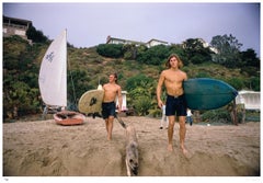 Slim Aarons Laguna Beach Surfers Unframed Limited Edition Estate Stamped Edition