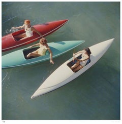 Slim Aarons 'Lake Tahoe Canoes' (Estate Stamped Edition)