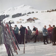 Retro Slim Aarons 'Lech Ice Bar' Mid-century Modern Photography