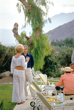 Slim Aarons Edición Limitada Estate Amistad junto a la piscina