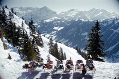 Slim Aarons 'Lounging In Gstaad' 1961 Edizione Ufficiale Limitata Estate