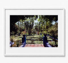 Slim Aarons, Majorelle Garden, Marrakesh, 1969, 12 x 16"