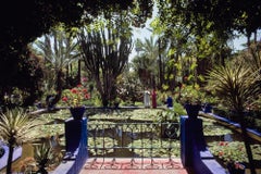 Slim Aarons, Majorelle Garden, Marrakesh, 1969, 12 x 16"