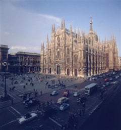 Vintage Slim Aarons - Milan Cathedral 1960 - Estate Stamped 