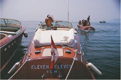 Vintage Slim Aarons 'Motorboats in Antibes'
