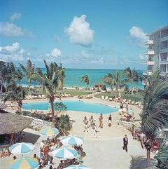 Vintage Slim Aarons - Nassau Beach Hotel 1959 - Estate Stamped