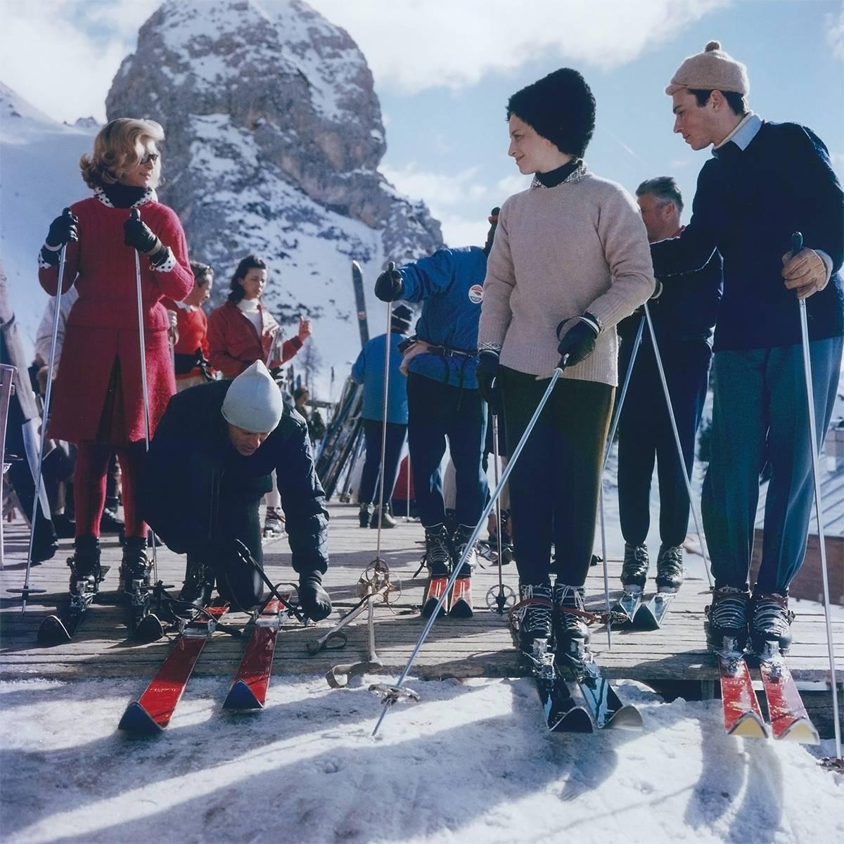 Slim Aarons 'New England Skiing' (Slim Aarons Estate Edition) For Sale 7