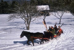 Vintage Slim Aarons 'North Conway Sleigh