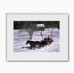 Slim Aarons 'North Conway Sleigh' - Mid-century Modern Photography