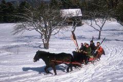 Vintage Slim Aarons 'North Conway Sleigh' - Mid-century Modern Photography