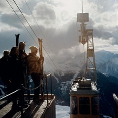 Slim Aarons offizieller Nachlassdruck - Alpinskifahren - Oversize