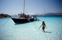 Stampa ufficiale di Slim Aarons - Viaggio in barca - Oversize