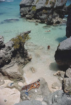 Slim Aarons, On the Beach in Bermuda (Slim Aarons Estate Edition)