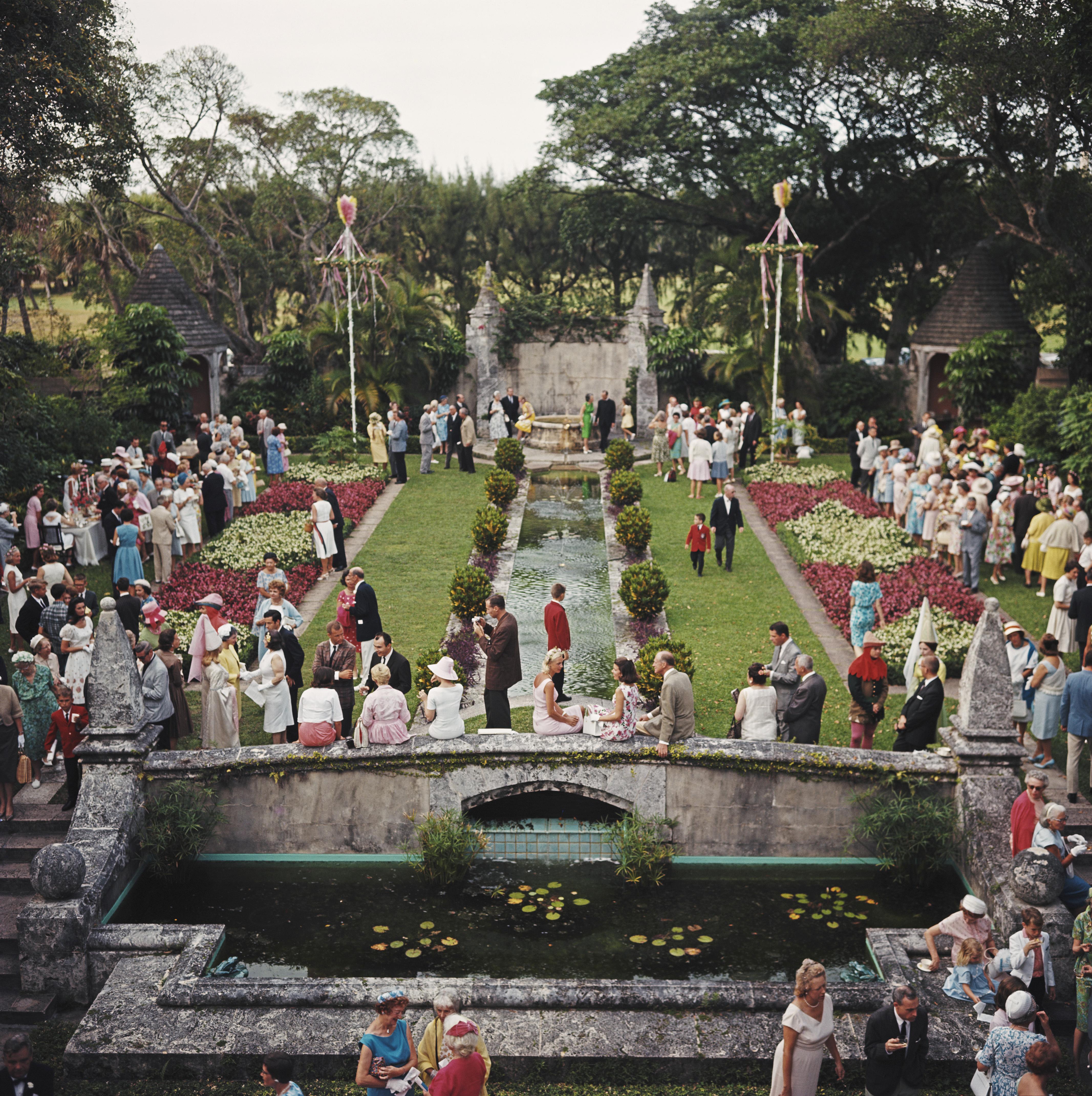 Slim Aarons Portrait Photograph - Palm Beach Arts Festival, Estate Edition