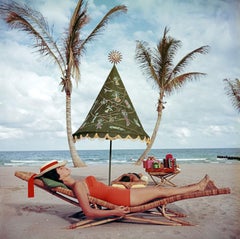 Slim Aarons "Idilio en Palm Beach" Fotografía moderna de mediados de siglo