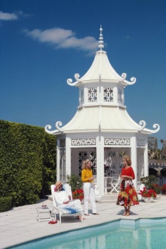 Slim Aarons, 'Palm Beach Pagoda' Midcentury Modern Photography