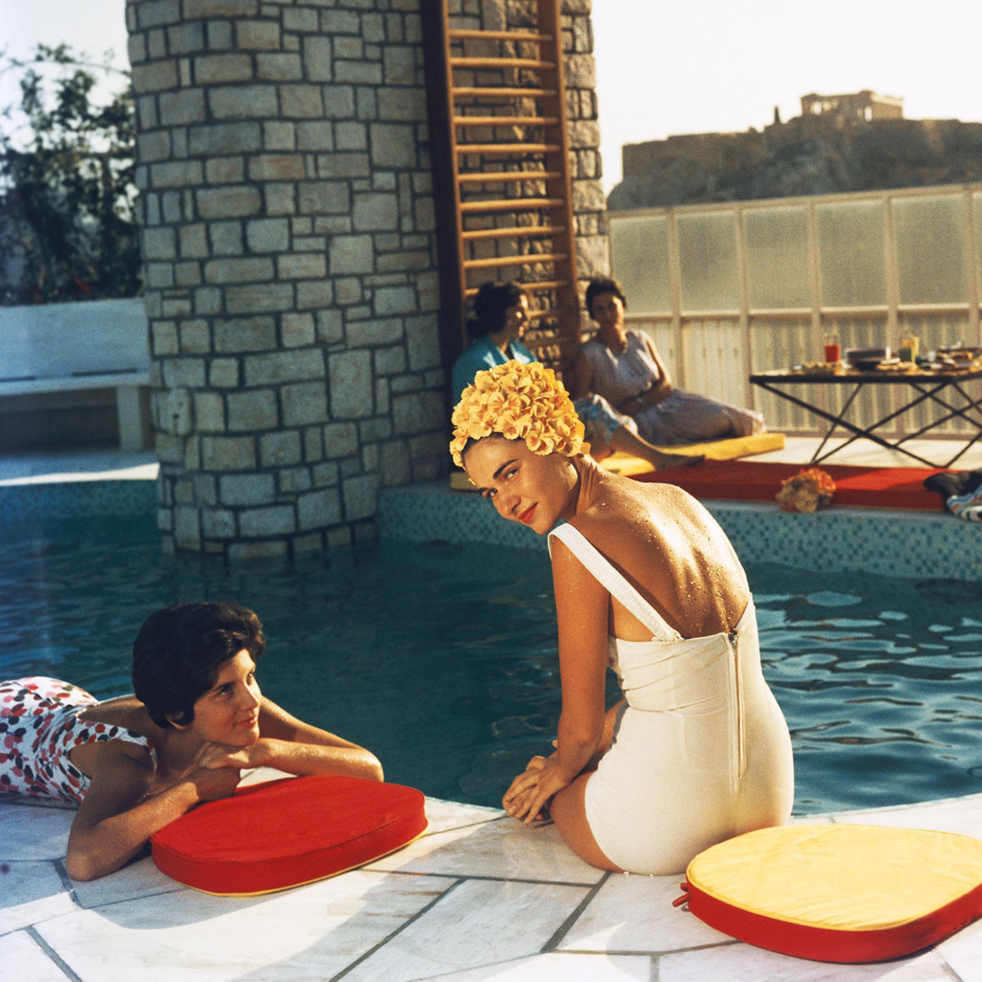 Penthouse-Pool, Nachlass-Ausgabe, Poollandschaft mit Acropolis, Athen, Griechenland im Angebot 9