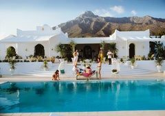 Slim Aarons, 'Pool At El Venerol' Midcentury Modern Photography