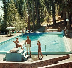 Pool at Lake Tahoe, Estate Edition, Landscape Photograph Sierra Nevada Mountains