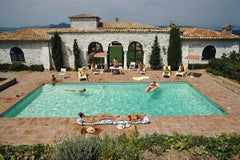 Slim Aarons « Pool In St Tropez », édition limitée officielle de la succession de 1970