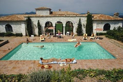 Retro Slim Aarons 'Pool In St Tropez'