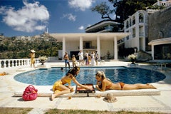 Slim Aarons « Poolside Backgammon », 1972, édition officielle limitée de la succession