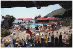 Slim Aarons 'Poolside Bar' Unframed Limited Edition Estate Stamped Print