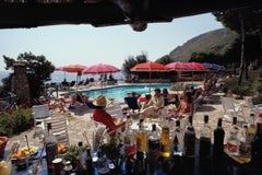 Slim Aarons 'Poolside Bar' Unframed Limited Edition Estate Stamped Print