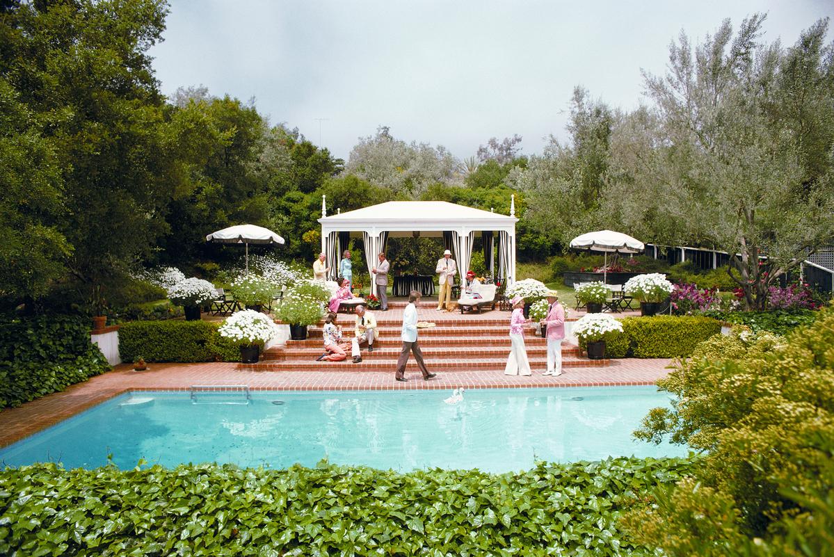 Slim Aarons 'Poolside Drinks' 1975 Édition officielle limitée de la succession