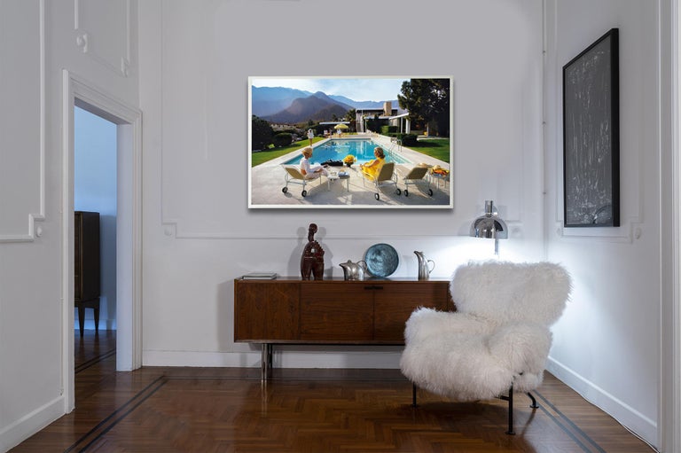 EROOLU Slim Aarons Poster Poolside Glamour Années 1970 Toile Peinture Vintage Photographie Wall