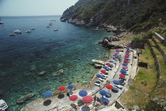 Slim Aarons 'Porto Ercole Beach' Italien ( Nachlassausgabe von Kelim Aarons)