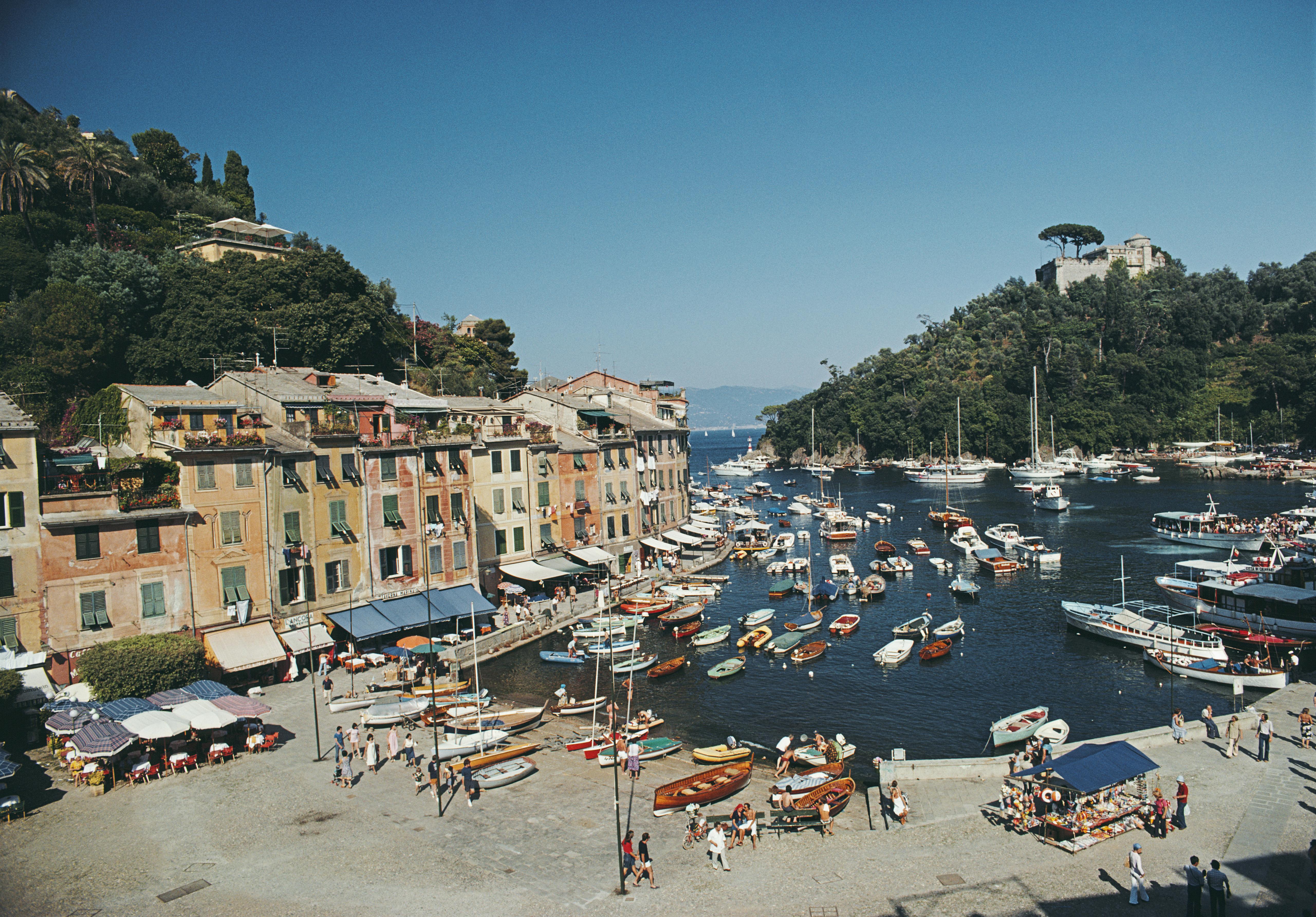 Slim Aarons, "Portofino Harbour" Photographie moderne du milieu du siècle dernier