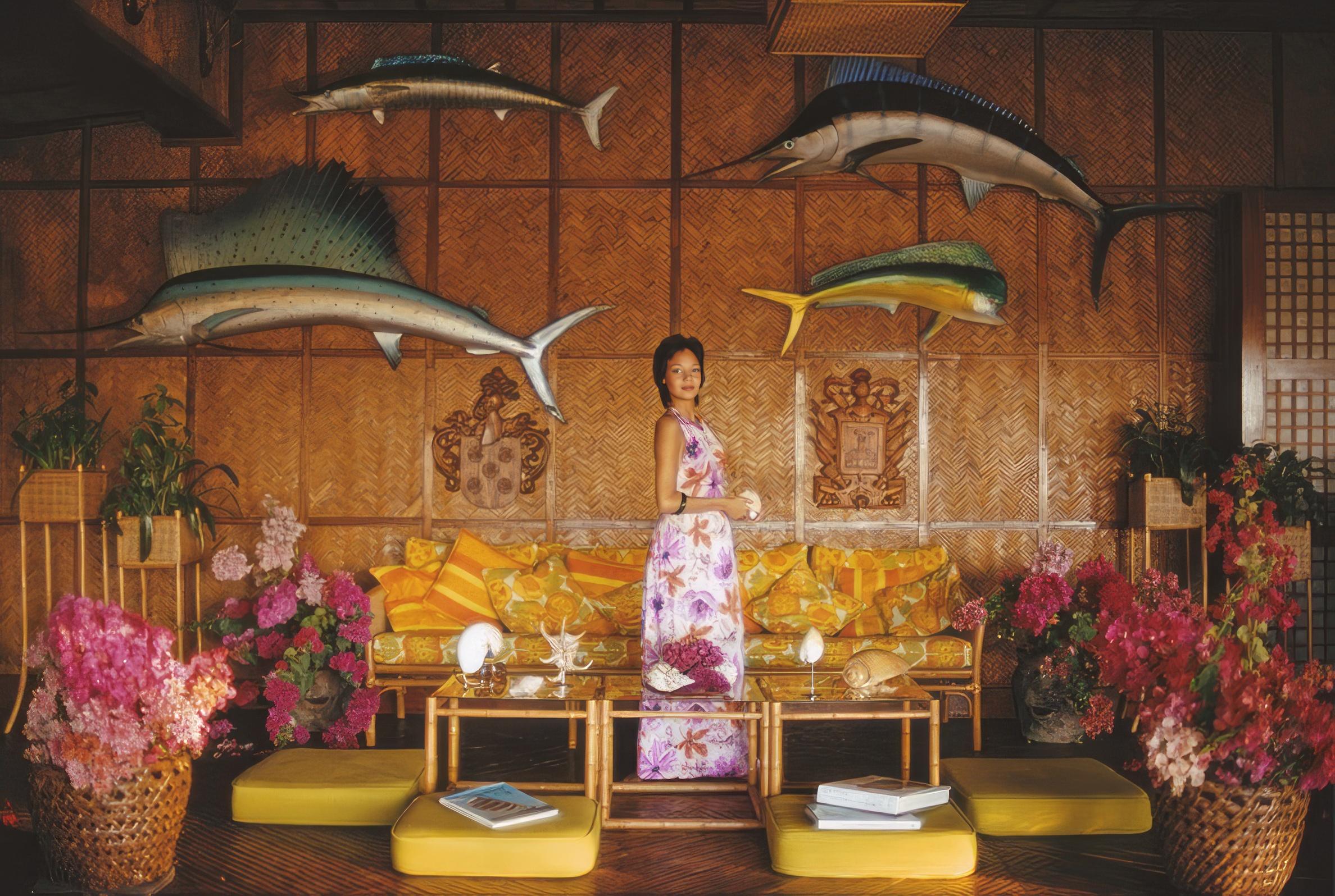 Slim Aarons
Private Island
1973
C print
Estate stamped and hand numbered edition of 150 with certificate of authenticity from the estate.   

Mary Lau Toda's private island in the Philippines, November 1973. (Photo by Slim Aarons/Hulton