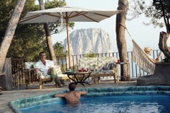 Vintage Slim Aarons 'Ricardo Bolliger in Capri'