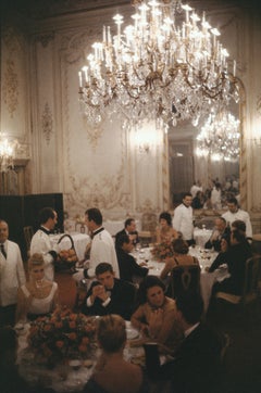 Slim Aarons 'Roman Restaurant'