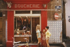 Retro Slim Aarons, 'Saint-Tropez Boucherie'