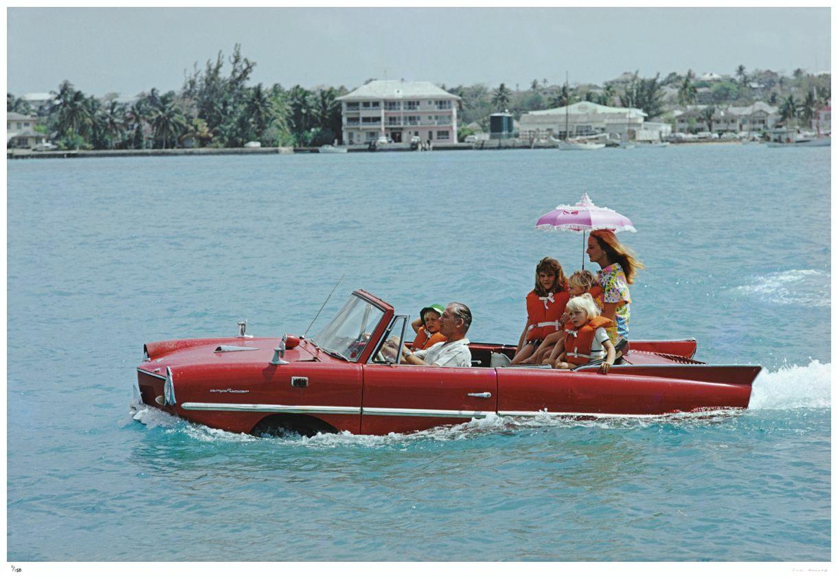 Slim Aarons "Sea Drive" Unframed Limited Edition Estate Stamped Print