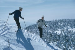 Retro Slim Aarons 'Skiers At Sugarbush' - Mid-century Modern Photography