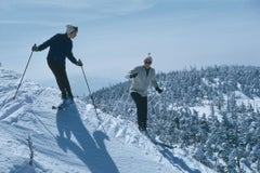 Vintage Slim Aarons 'Skiers At Sugarbush' - Mid-century Modern Photography