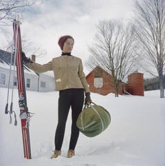 Vintage Slim Aarons, Skiing in Stowe