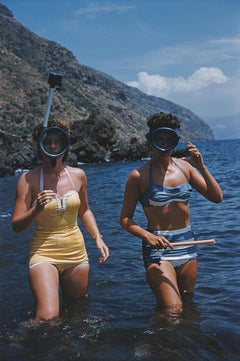 Retro Slim Aarons, Snorkelling (Slim Aarons Estate Edition)