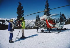 Vintage Slim Aarons: Snowmass Village Helicopter (Sim Aarons Estate Edition)