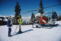 Vintage Slim Aarons: Snowmass Village Helicopter (SLim Aarons Estate Edition)