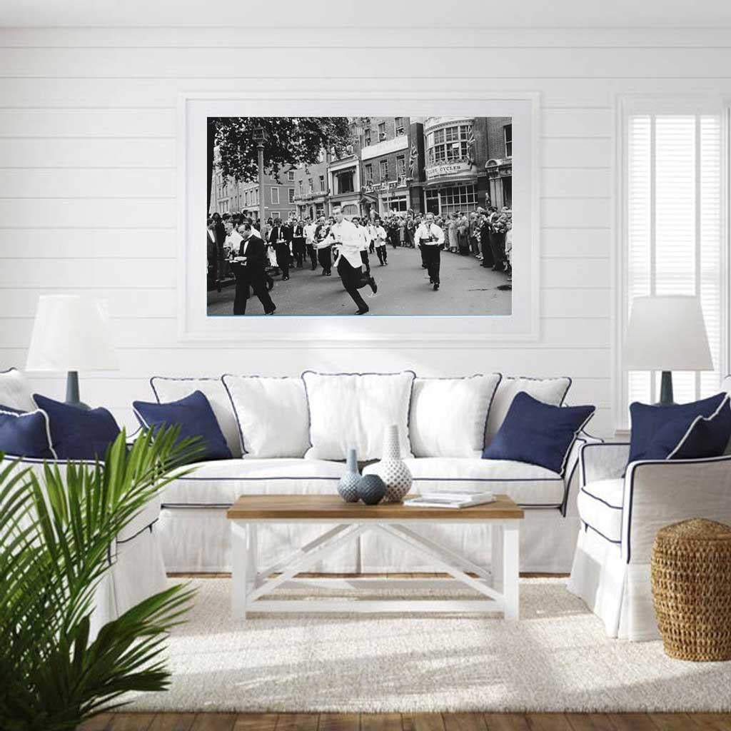Slim Aarons 'Soho Waiters Race' For Sale 10