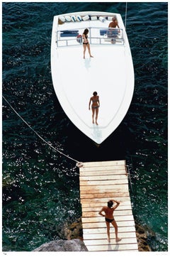 Slim Aarons "Speedboat Landing" Unframed Limited Edition Estate Stamped Print