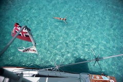 Slim Aarons Swimming In Bermuda, 1977, édition limitée officielle de la succession