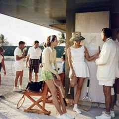 Slim Aarons, Tennis in the Bahamas (édition de la succession)