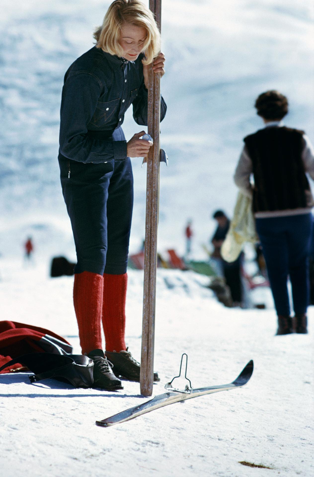 Verbier Skier, Nachlassausgabe, Porträtfotografie im Angebot 1