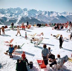 Retro Slim Aarons 'Verbier Vacation' Mid-century Modern Photography